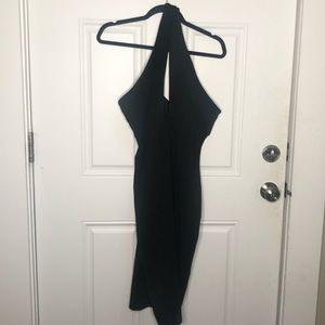 ASOS crisscross black dress